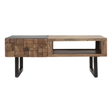 Stolik kawowy RET. Mumbai 110x60x43 cm (Drewno z Akacji Nilotyckiej)